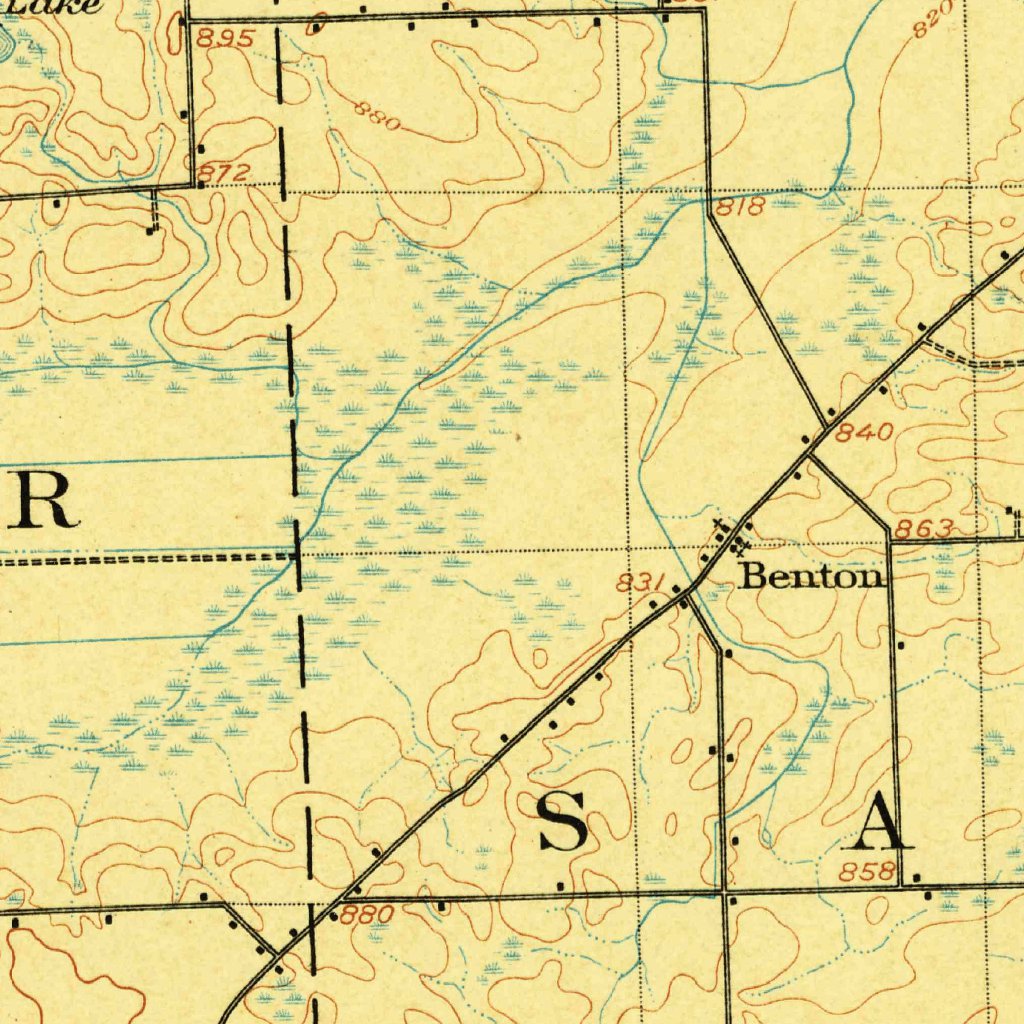 Saline, Mi (1906, 62500-scale) Map By United States Geological Survey 