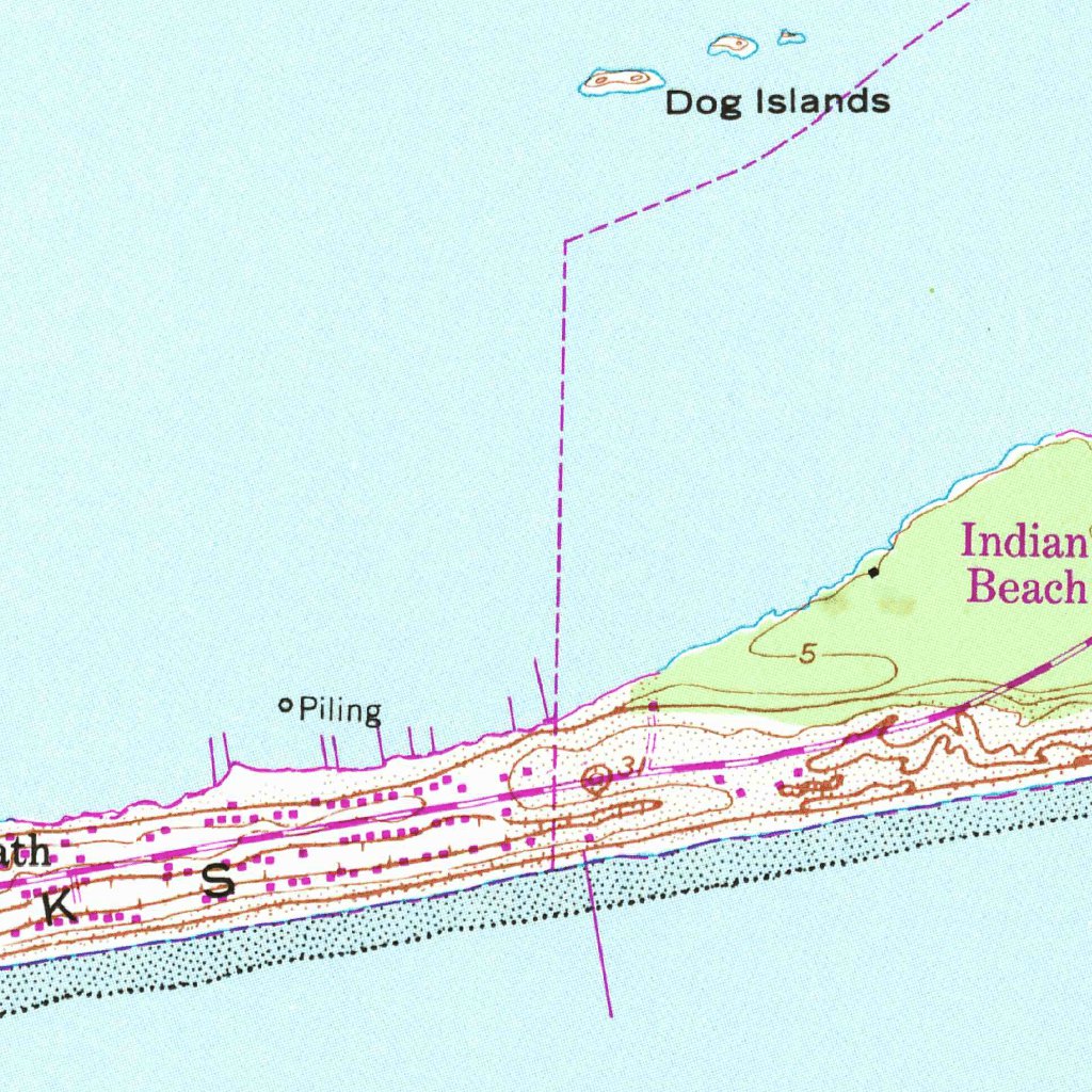 Salter Path, NC (1949, 24000Scale) Map by United States Geological