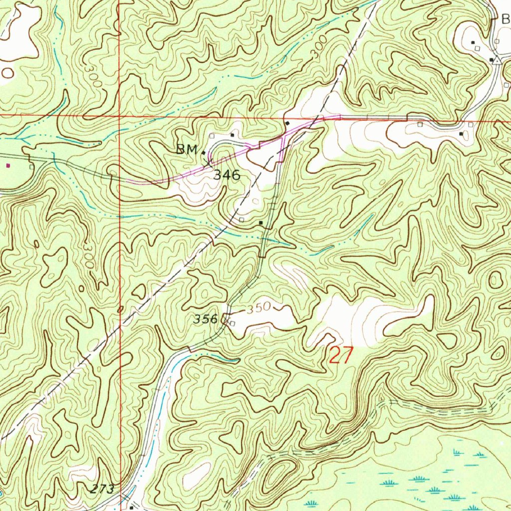 Smithville, Ms (1966, 24000-scale) Map By United States Geological 