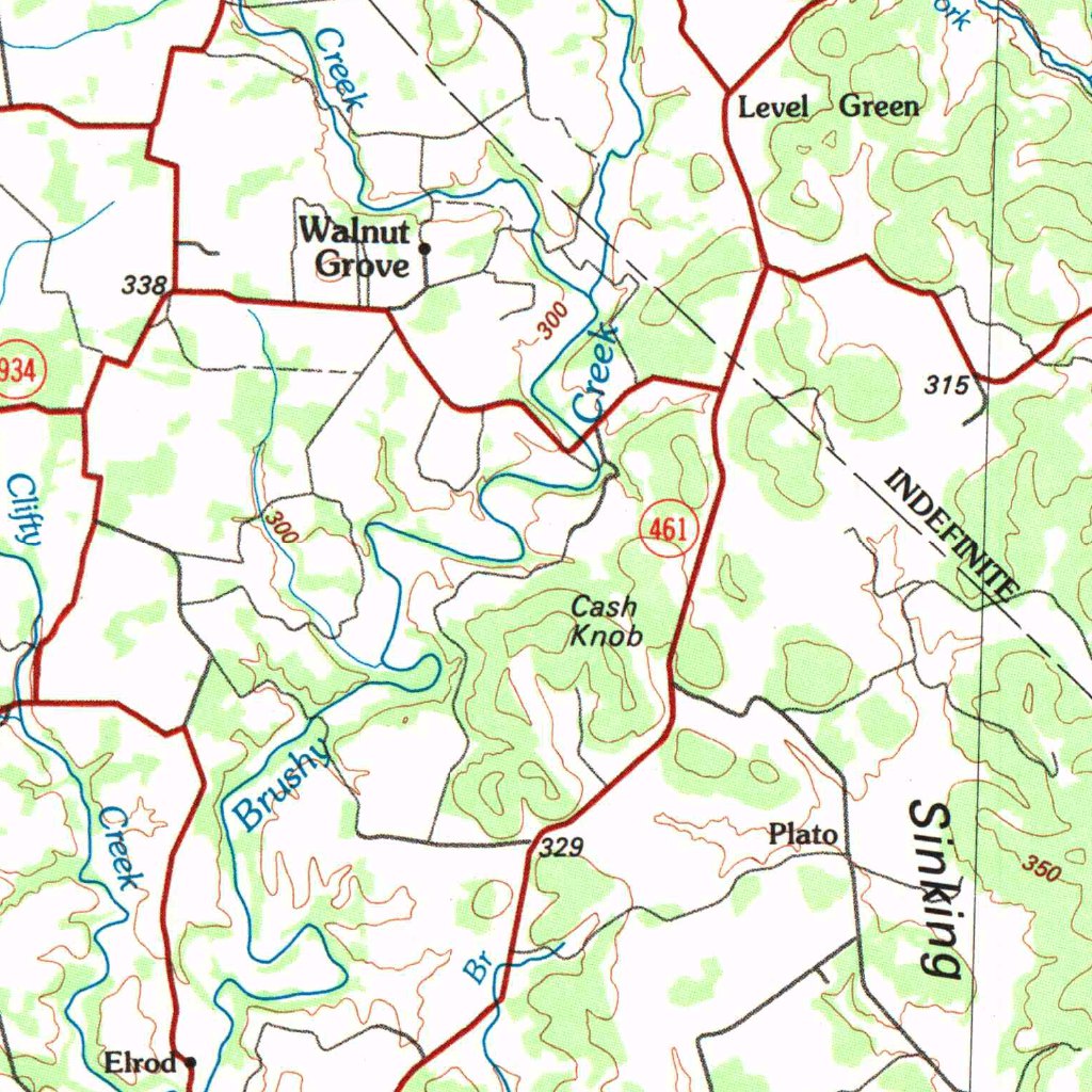 Somerset, KY (1982, 100000Scale) Map by United States Geological