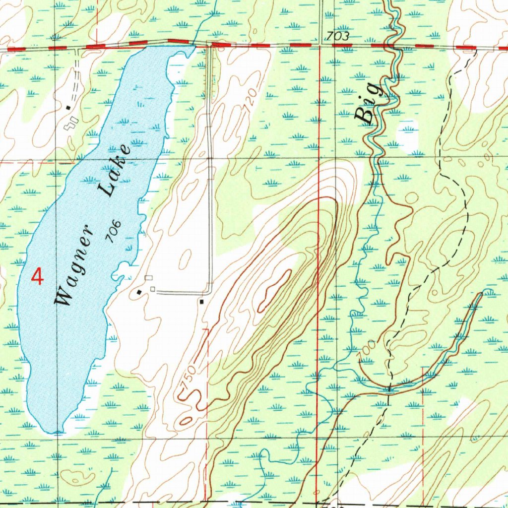 Stephenson, MI (1982, 24000Scale) Map by United States Geological