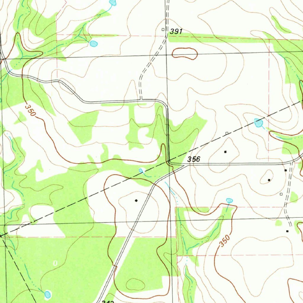 Tennessee Colony, TX (1982, 24000Scale) Map by United States