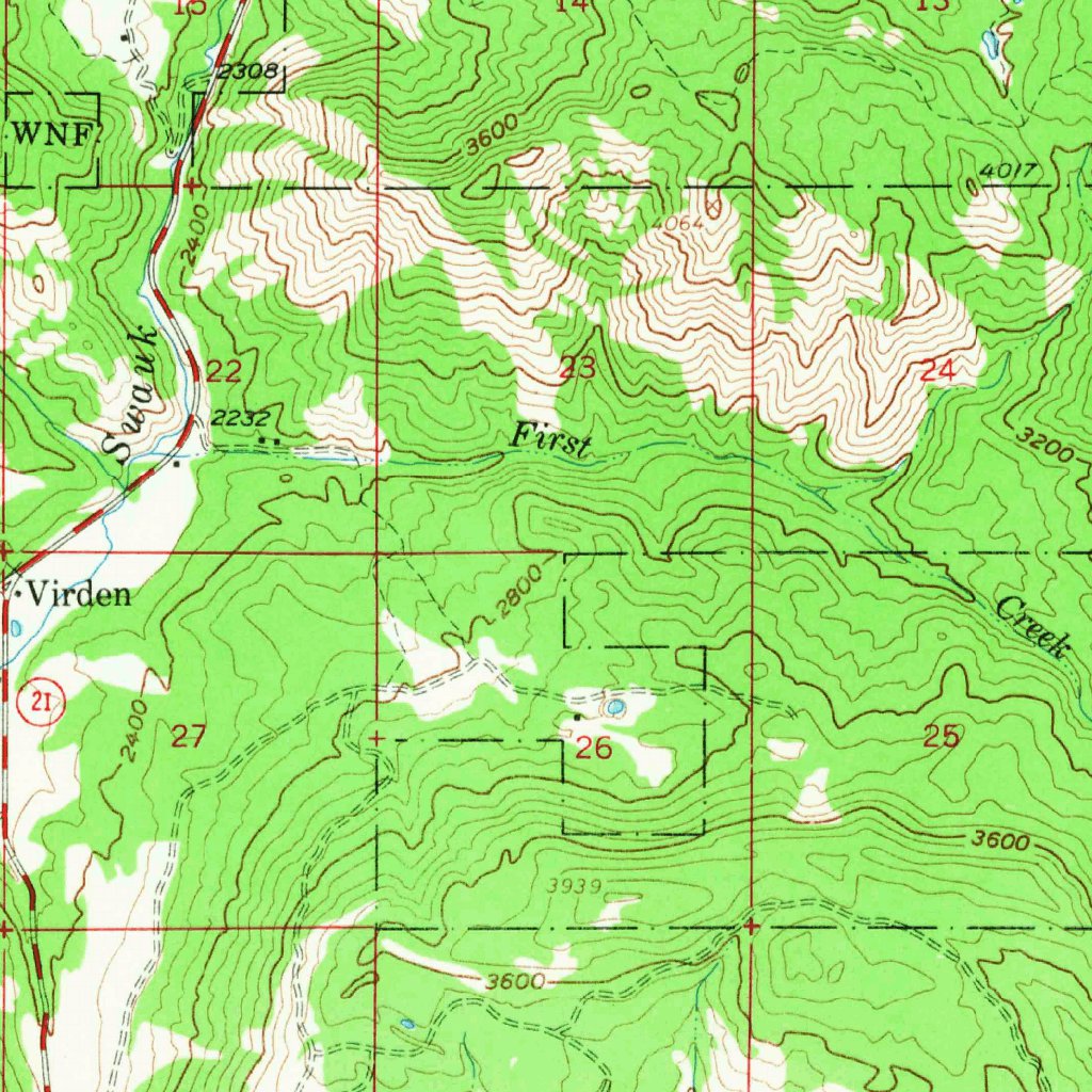 Thorp, WA (1958, 62500Scale) Map by United States Geological Survey