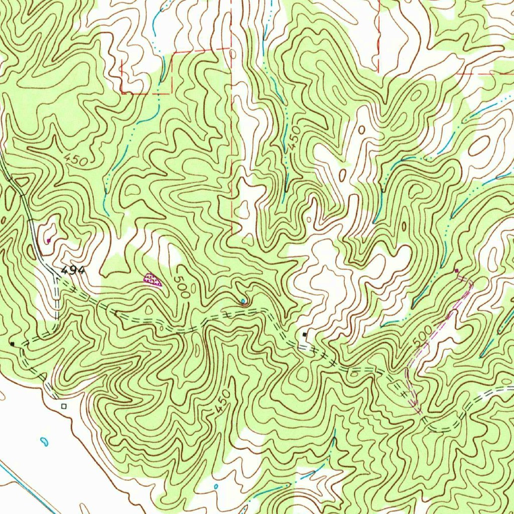 Trezevant East, TN (1967, 24000Scale) Map by United States Geological