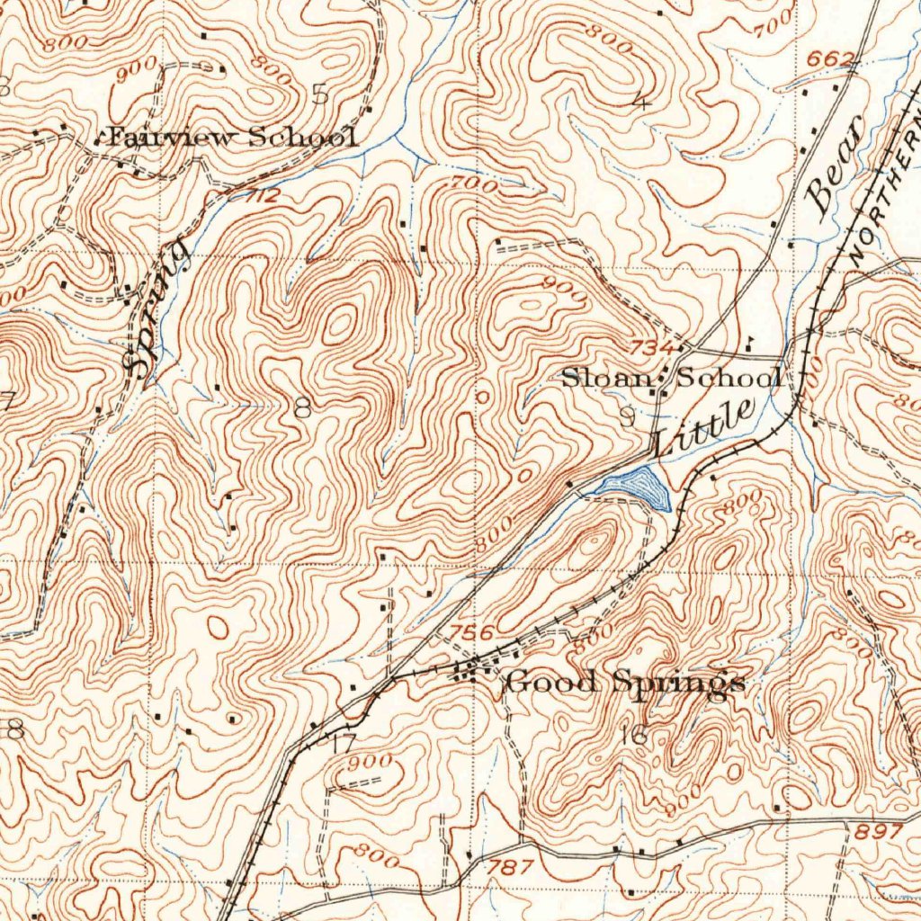 Tuscumbia, AL (1924, 62500Scale) Map by United States Geological