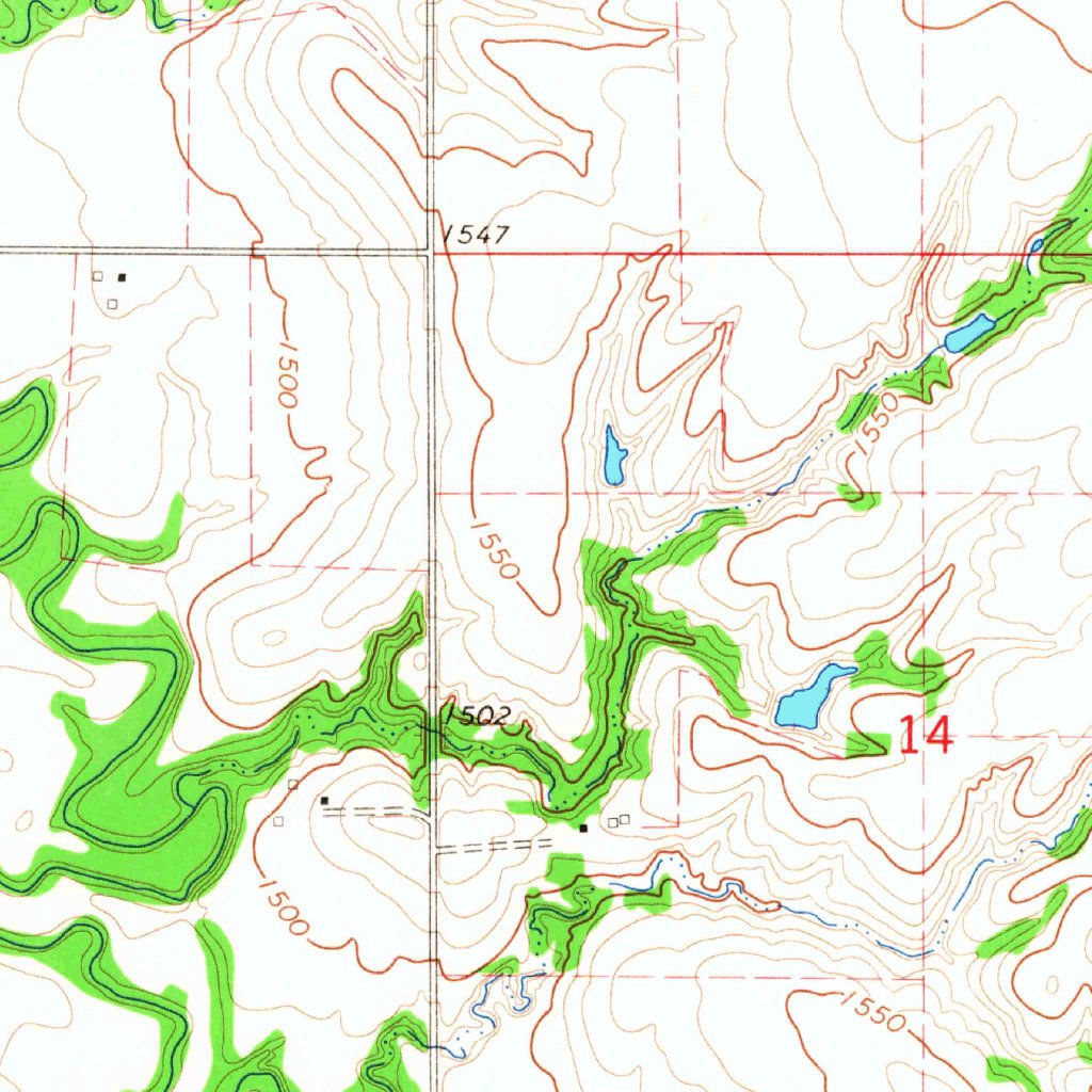 Ulysses, NE (1966, 24000Scale) Map by United States Geological Survey Avenza Maps
