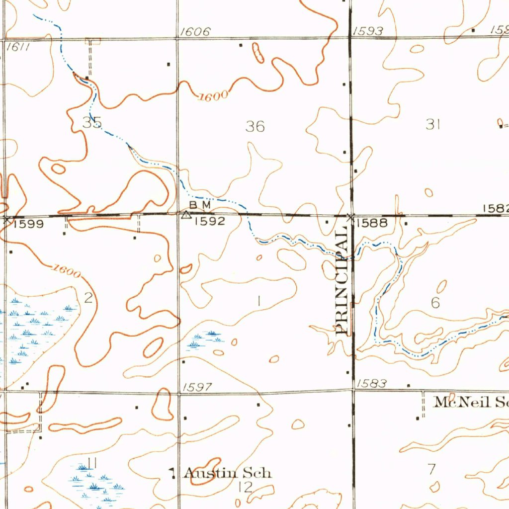 Utica, NE (1934, 62500Scale) Map by United States Geological Survey