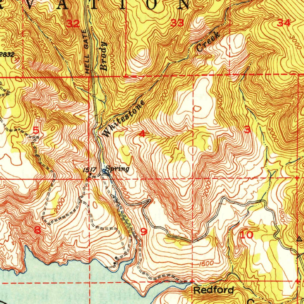 Wilbur, WA (1950, 62500Scale) Map by United States Geological Survey
