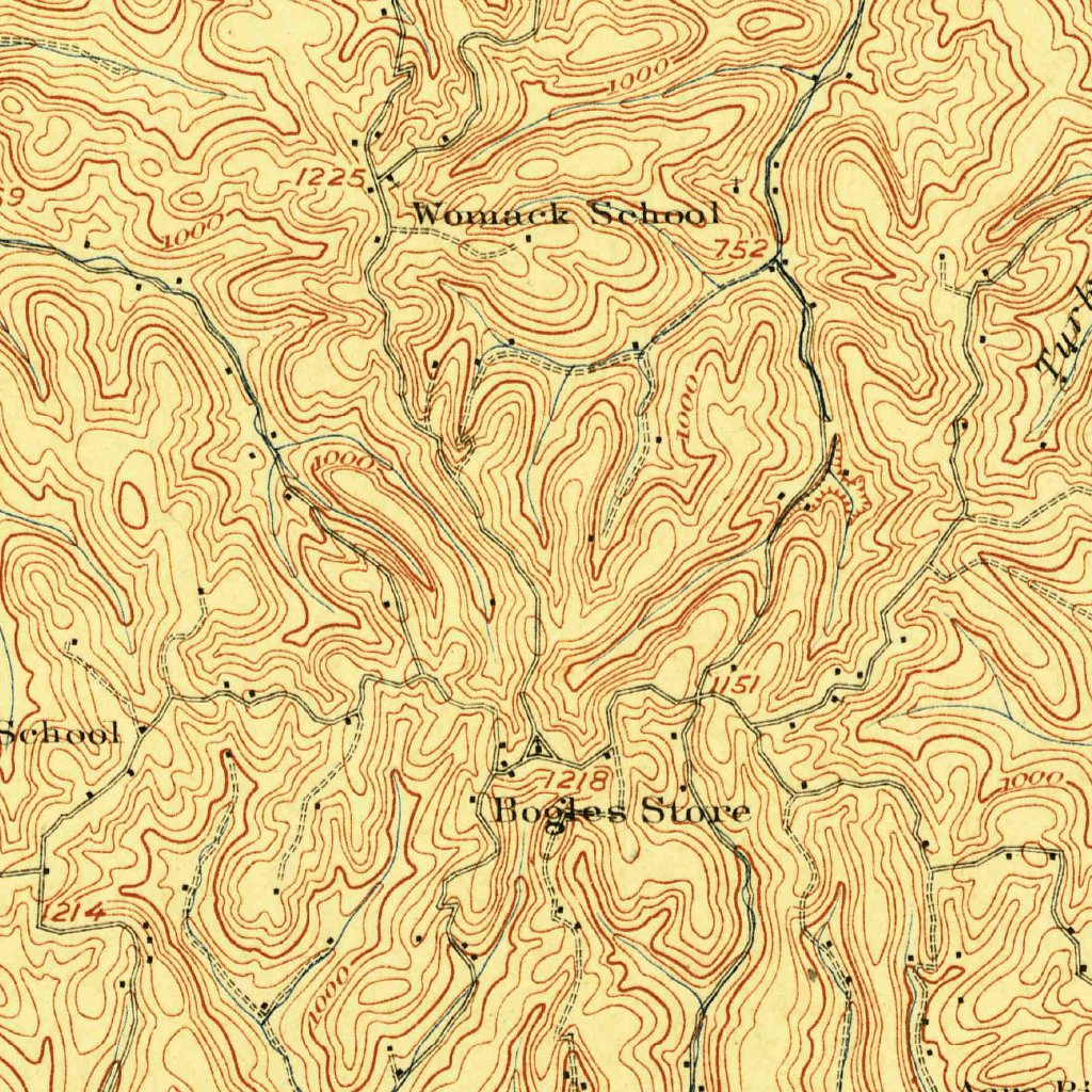 Woodbury, TN (1908, 62500Scale) Map by United States Geological Survey
