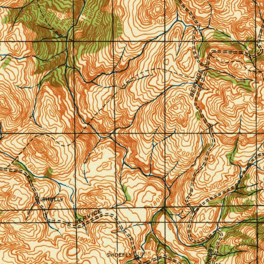 Yacolt, WA (1941, 62500Scale) Map by United States Geological Survey