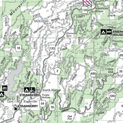 US Forest Service R5 Plumas Woodcutting Map - Feather River RD digital map