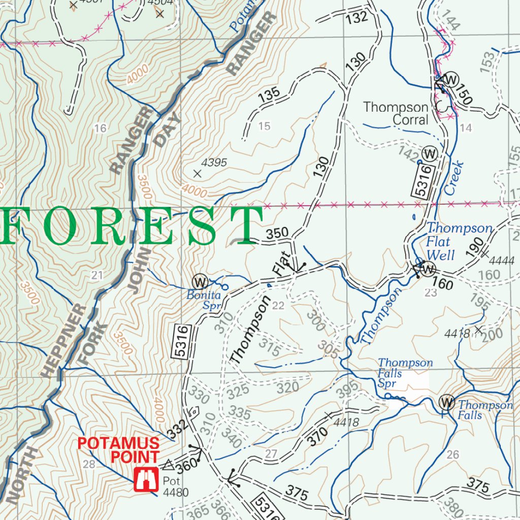 Heppner Ranger District Map by US Forest Service R6 Pacific Northwest