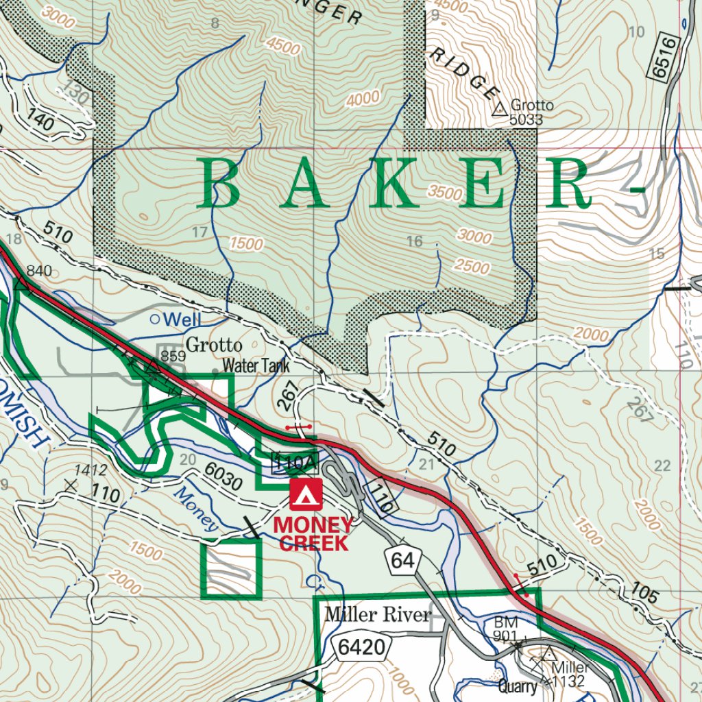 Skykomish Ranger District Map by US Forest Service R6 Pacific Northwest Region (WA/OR) Avenza Maps