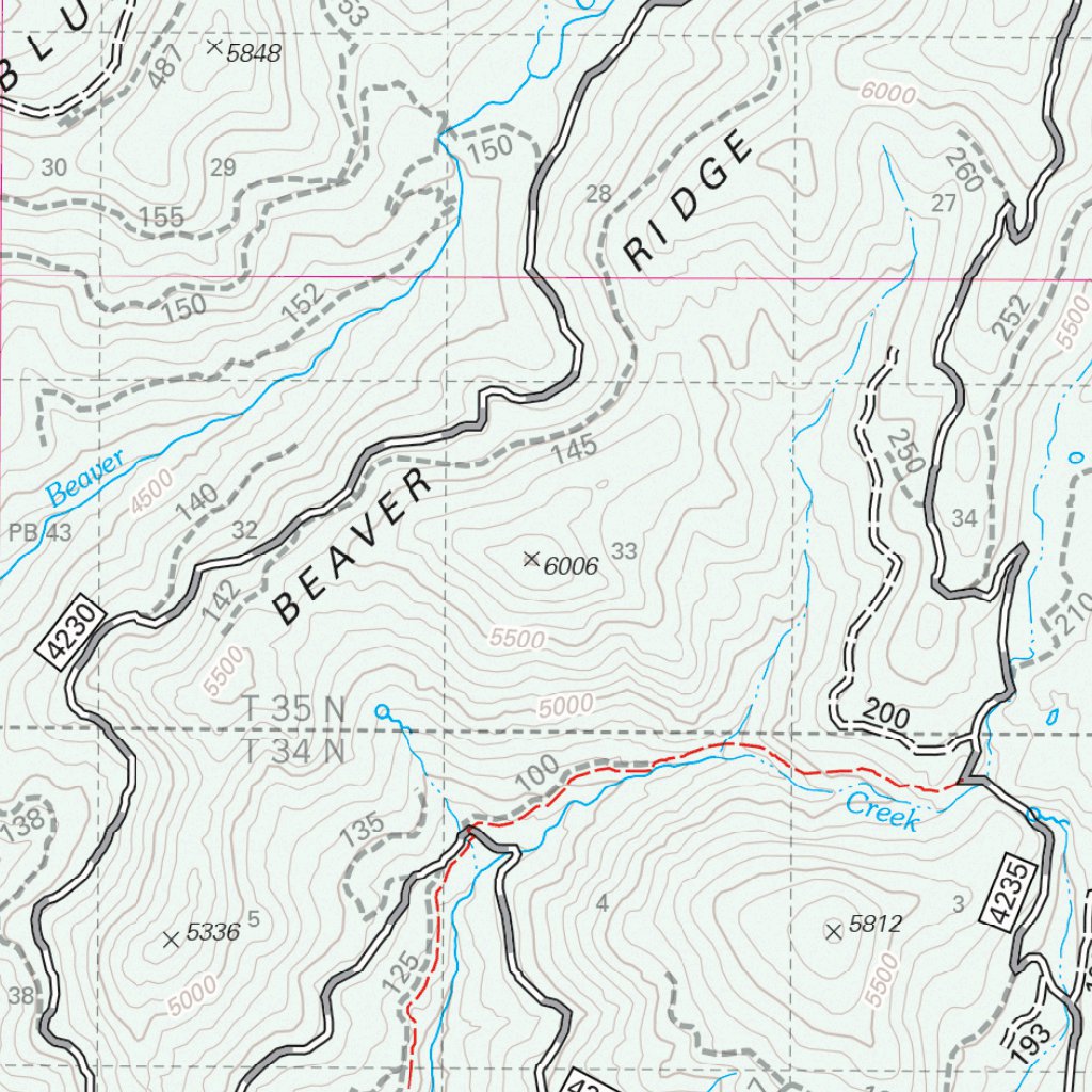 Tonasket Ranger District Map West by US Forest Service R6 Pacific