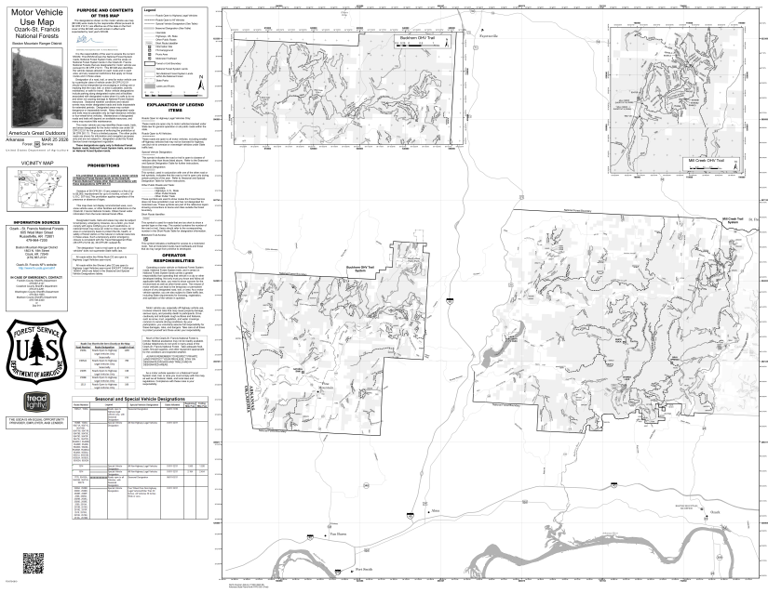 Motor Vehicle Use Map MVUM Boston Mountain District Ozark St motor-vehicle-use-map-mvum-boston-mountain-district-ozark-st