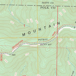 US Forest Service - Topo Acorn, AR digital map