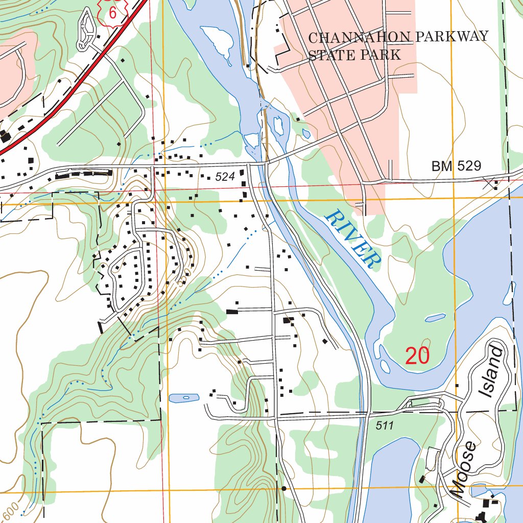 Channahon, IL FSTopo Legacy Map by US Forest Service - Topo | Avenza Maps