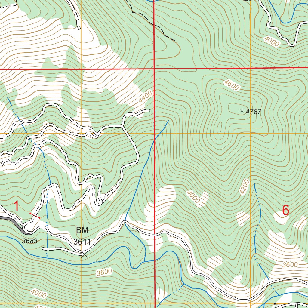 Etna, CA FSTopo Legacy Map by US Forest Service Topo Avenza Maps