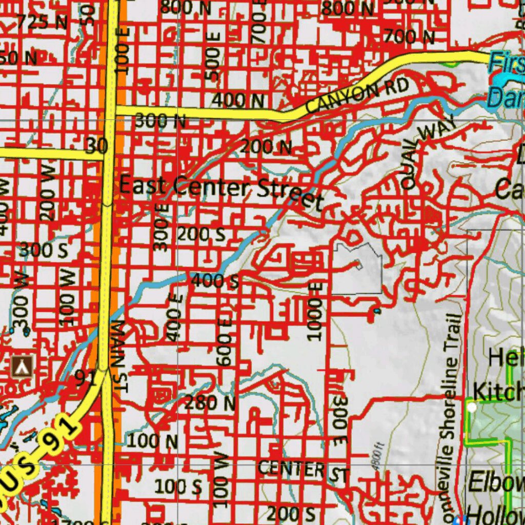 UT West Cache Extended Archery Area 313 Hybrid Elk Map by Utah HuntData