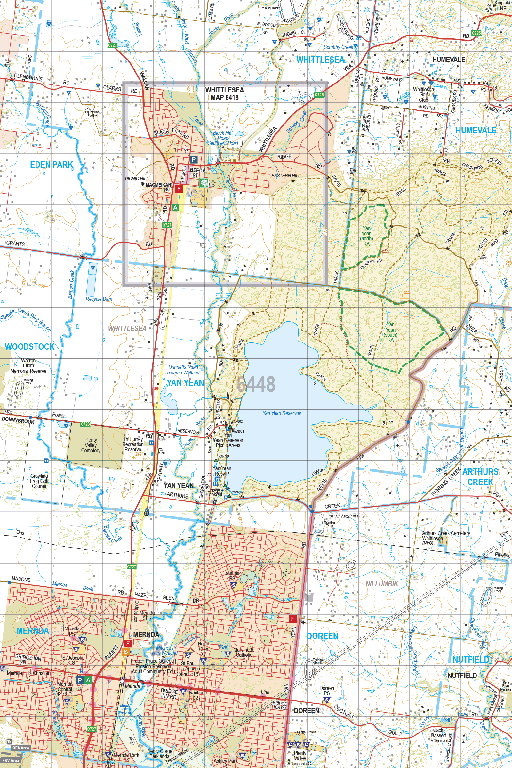 Map 6448 - Spatial Vision's Vicmap Book (North East Edition 8, 2025 ...