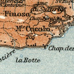 Waldin Ajaccio and environs map, 1913 digital map