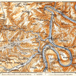 Waldin Alf, Bertrich and Kondelwald district map, 1905 digital map