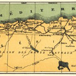 Waldin Algeria and Tunisia, 1900 digital map