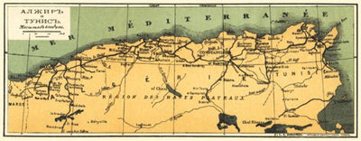 Waldin Algeria and Tunisia, 1900 digital map