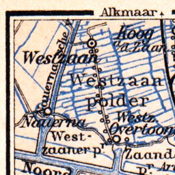 Waldin Amsterdam and environs map, 1904 digital map