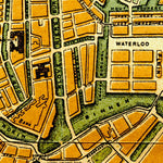 Waldin Amsterdam, city map (legend in Russian), 1903 digital map