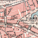 Waldin Antwerp (Antwerpen, Anvers) town plan, 1908 digital map