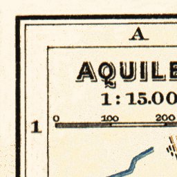 Waldin Aquileja town plan, 1911 digital map