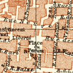 Waldin Arles city map, 1913 (1:9,800) digital map