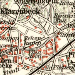 Waldin Arnhem and environs map, 1909 digital map