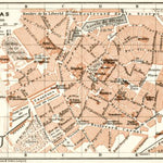 Waldin Arras city map, 1909 digital map
