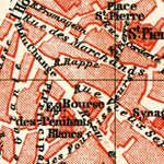 Waldin Avignon city map, 1885 digital map