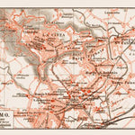 Waldin Bergamo city map, 1903 digital map