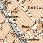 Waldin Berlin, city centre map, 1911 digital map