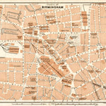 Waldin Birmingham, central part map, 1906 digital map