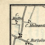 Waldin Bologna environs map, 1898 digital map