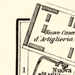 Waldin Brescia city map, 1898 digital map