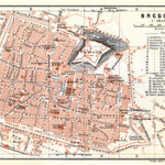 Waldin Brescia city map, 1908 digital map