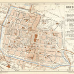 Waldin Brescia town plan, 1929 digital map