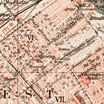 Waldin Budapest and its environs map, 1903 digital map