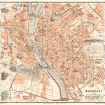 Waldin Budapest city map, 1913 digital map