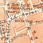 Waldin Caen city map, 1910 digital map