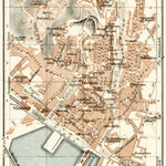 Waldin Cagliari city map, 1929 digital map