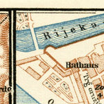 Waldin Cattaro (Kotor) town plan, 1929 digital map