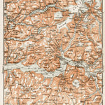 Waldin Central Sognefjord map, 1931 digital map