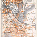 Waldin Chambéry city map, 1913 (1:15,000) digital map